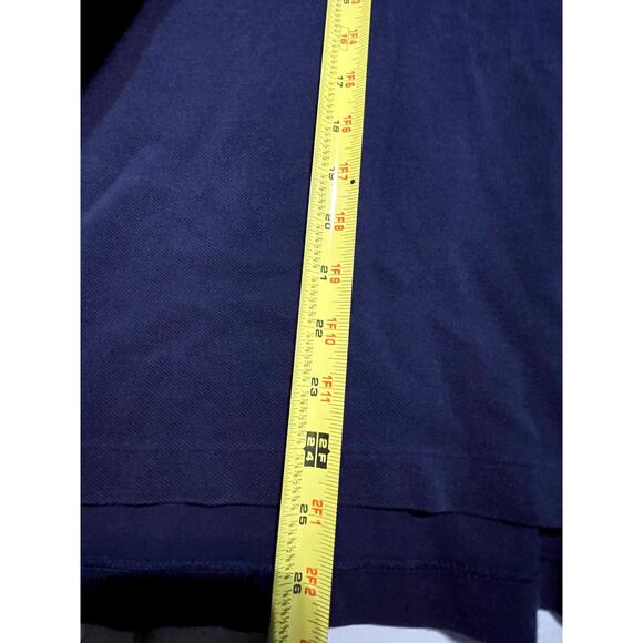 IZOD CLUB Polo Shirt Ladies L Navy Short Sleeve 1895 Brooklawn‎ EUC - Picture 9 of 9
